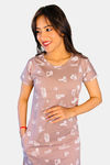 Sweetmoon Long T Shirt Nightdress - Pink — thumbnail 5